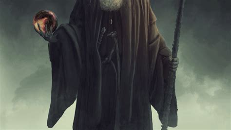 Gandalf The Black Imagines The Wizard Corrupted By The One Ring