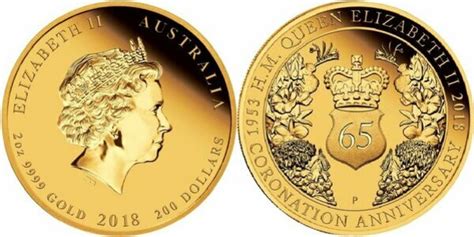 200 Dollars Elizabeth Ii 4th Portrait 65th Anniversary Coronation