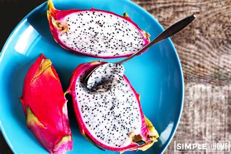 Also called dragon pearl fruit, cactus fruits, pitahaya or pitaya, dragon fruit benefits immunity, skin health and the heart. How To Eat Dragon Fruit • Simple At Home