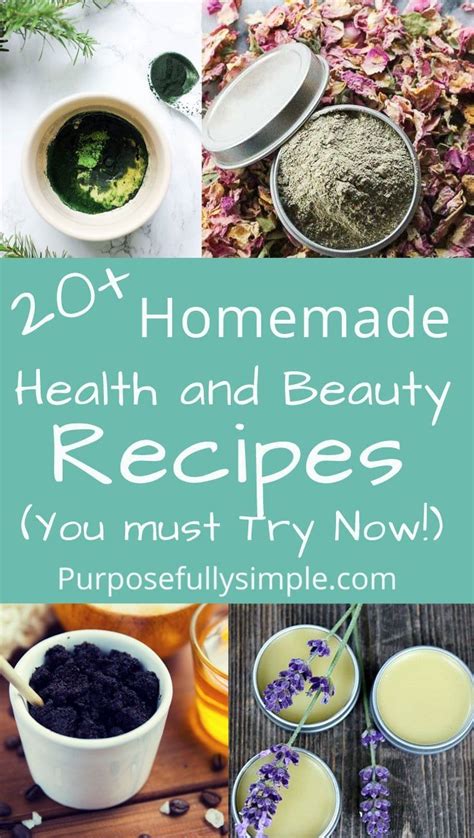 20 Homemade Beauty Product Recipes You Must Try Now Homemade