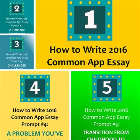 5 concepts you must master. How to Write Common Application Essay Personal Statement 1 ...