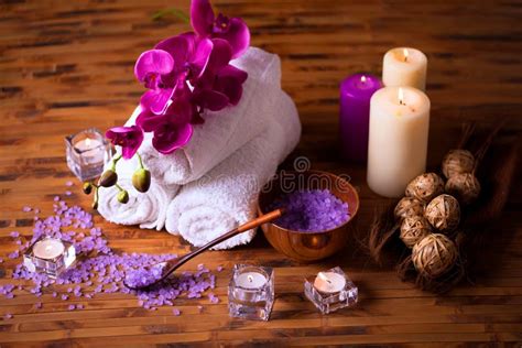 Relaxing Spa Treatments Stock Photo Image Of Face Salt 136170634