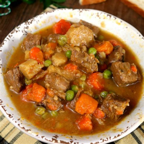 old fashioned beef stew in a crock pot today s creative