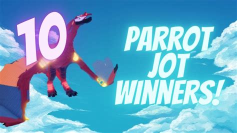 Parrot Jot Winners Creatures Of Sonaria Youtube