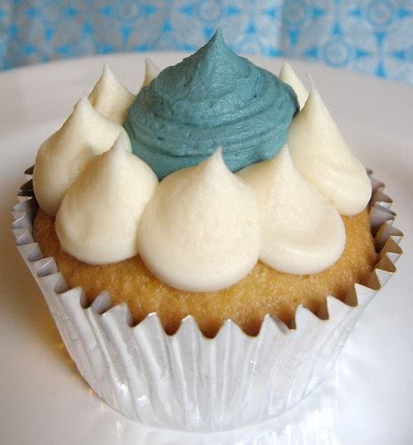 Blue Buttercream Cupcake All Things Cupcake