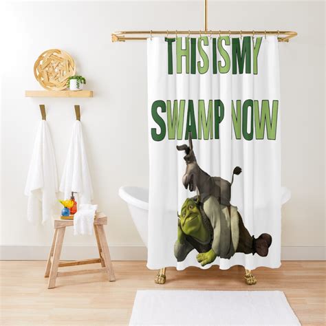 Shrek This Is My Swamp Now Shower Curtain For Sale By Charlottetsui
