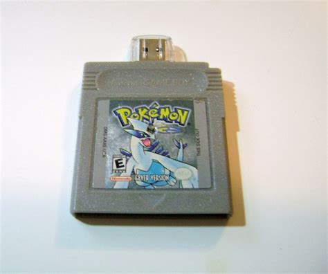 Pokemon Silver 4 Gb Usb 20 Flash Drive Gameboy Game Cartridge 25
