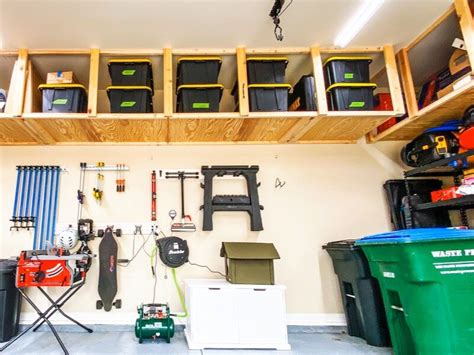 How To Build Diy Garage Storage Shelves — Crafted Workshop