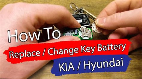 With your hyundai key fob battery replacement, place it into your key fob using your photo as a reference. DIY - How to replace / change key fob battery from Kia ...