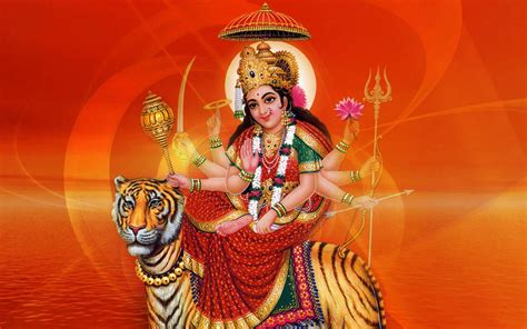 Durga Mataji Happy Navratri Wallpaper Maa Durga Pic Whatsapp Dp