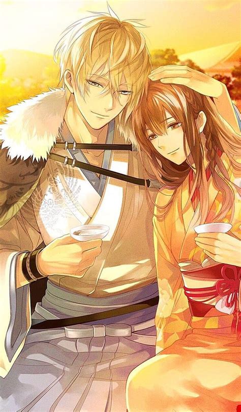Ikemen Sengoku 🩵🤍kenshin Uesugi P1🤍🩵 Anime Love Couple Romantic