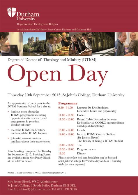 Read reviews of your nearest local college in dartford and write your own reviews too. Open Day - Degree of Doctor of Theology and Ministry ...