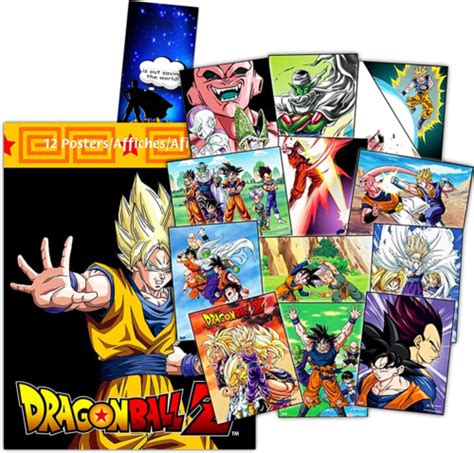 Dragon Ball Z Poster Book Super Set 12 Dragonball India Ubuy
