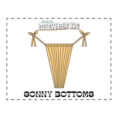 Diy String Bikini Scrunch Bottoms Pdf Sewing Pattern Sonny Etsy