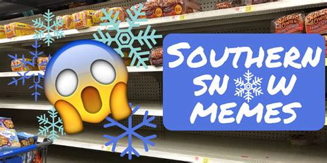 21 Memes That Perfectly Capture The Hysteria Of Snow In The South It