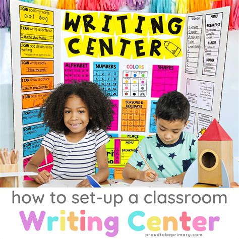 Setting Up A Classroom Writing Center That Gets Kids In K 2 Excited