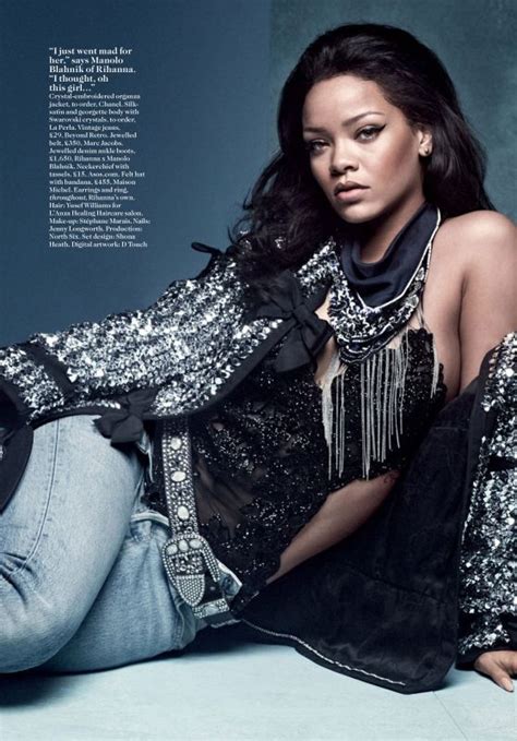 Rihanna Vogue Magazine Uk April 2016 Issue Rihanna Photoshoot