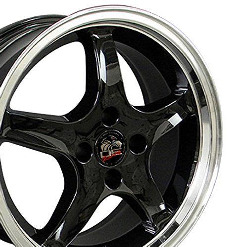 17 Inch Fits Ford Mustang Cobra R Deep Dish Aftermarket Wheel Black