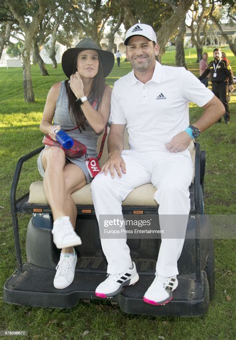 Golfer Sergio Garcia And His Wife Angela Akins Attend Andalucia News