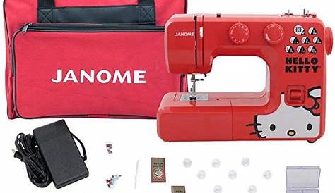 Janome 13512 Red Hello Kitty Sewing Machine with Bonuspack! | Sewing
