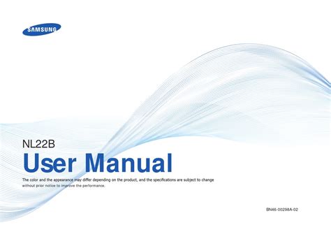 Samsung Nl22b User Manual Pdf Download Manualslib