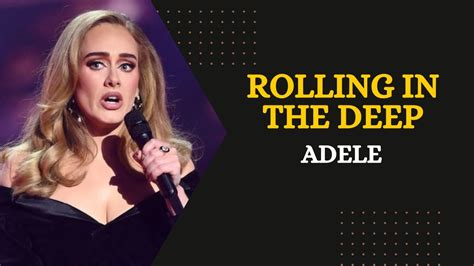 Adele Rolling In The Deep Karaoke And Lyrics Youtube
