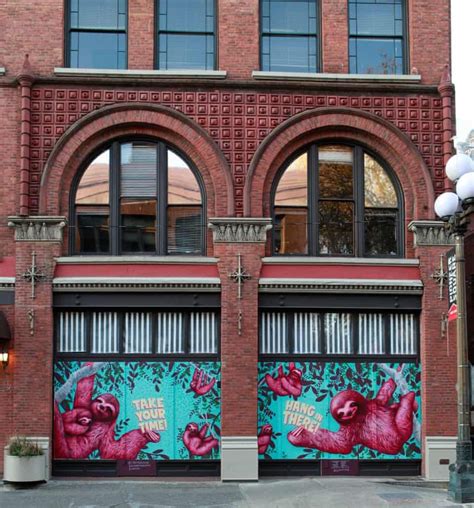 Seattle Artists Create Murals On Shuttered Stores In Pictures Us News The Guardian Seattle