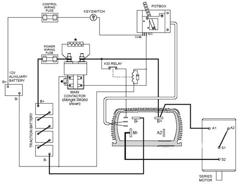 curtis controller ac  wiring diagram