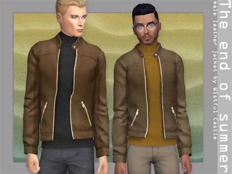 Best Sims 4 Leather Jacket Cc Male Female Fandomspot