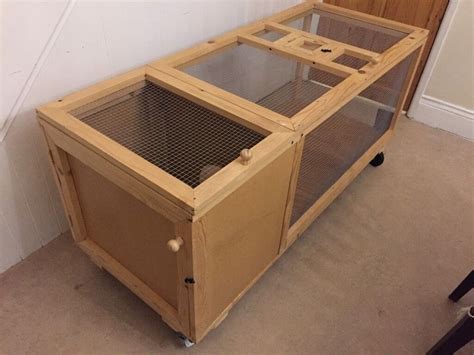Wooden Purpose Built Cat Birthing Boxpen With Kitten Run In Poole