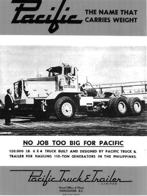 Pacific Trucks Export Both The 1st Pacific And The Last