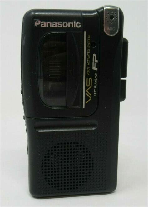 Panasonic Handheld Microcassette Voice Activated Recorder Rn 302 Vas