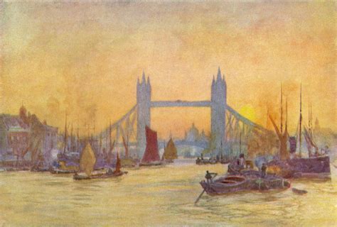 The Thames At Tower Bridge Drawing By Mary Evans Picture Library Fine
