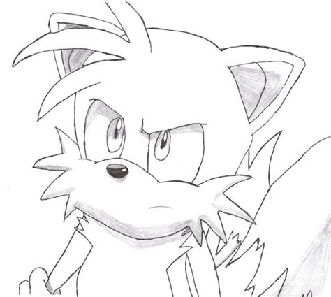 Drawing Of Tails From Sonic By Gothchik101 On Deviantart