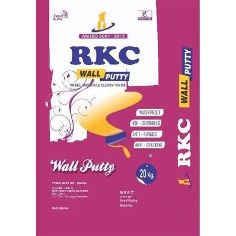 Rkc Wall Putty Packing Size 40 Kg At Rs 425bag In Patna Id