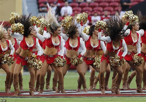 Newly Released Picture Shows 49ers Cheerleader 24 Kneeling During The National Anthem Daily