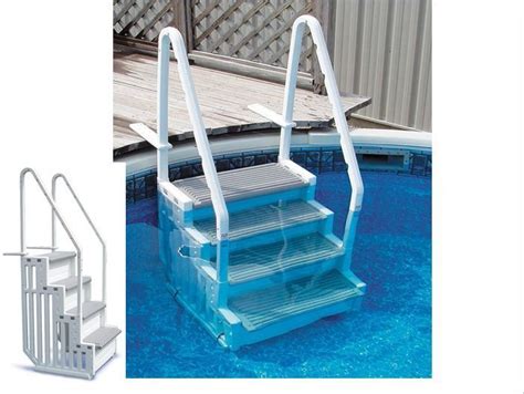 Above Ground Swimming Pool Ladder Summer Swim Steps Heavy Water Above