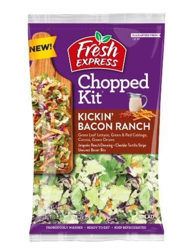 Fresh Express Kickin Bacon Ranch Chopped Salad Kit 102 Oz Harris