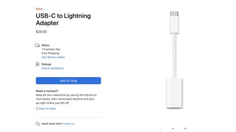 Apple Releases Usb C To Lightning Adapter For Iphone 15 And 1 Meter