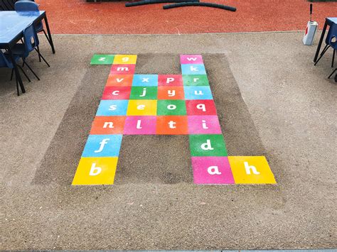 Alphabet Jump School And Nursery Letters Playground Marking