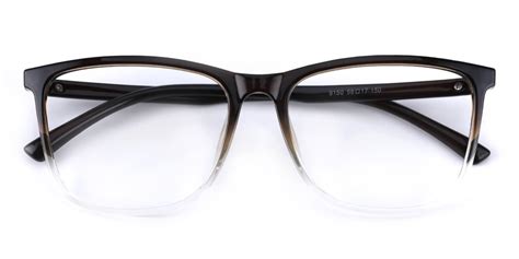 Poise Rectangle Eyeglasses In Black Sllac