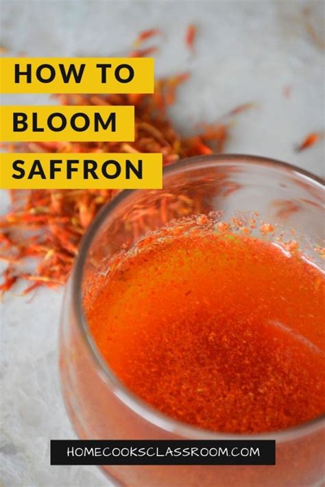 How To Bloom Saffron Cooking 101 Home Cooks Classroom