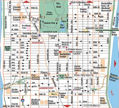 Midtown Manhattan Map Printable Printable Word Searches