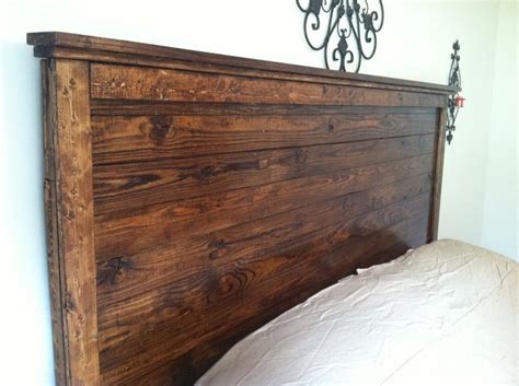 You can adjust the size of the headboard as per your preference and requirements. gorgeous wood headboard for king size bed farmhouse style ...