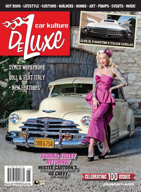 Car Kulture Deluxe Magazine Issue Sabina Kelley S Official Website Fashion Model Pin