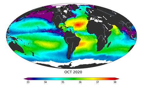 Nasa Salinity Aquariussmap Oi Sea Surface Salinity Maps