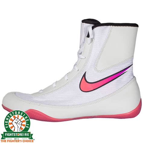 Nike Machomai Se Olympic Boxing Boots White Black Crimson Ubicaciondepersonas Cdmx Gob Mx