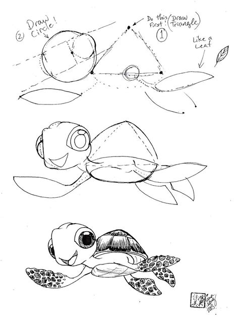 Build up the turtle's form with simple shapes, letters, and numbers. Pin on Creature Features