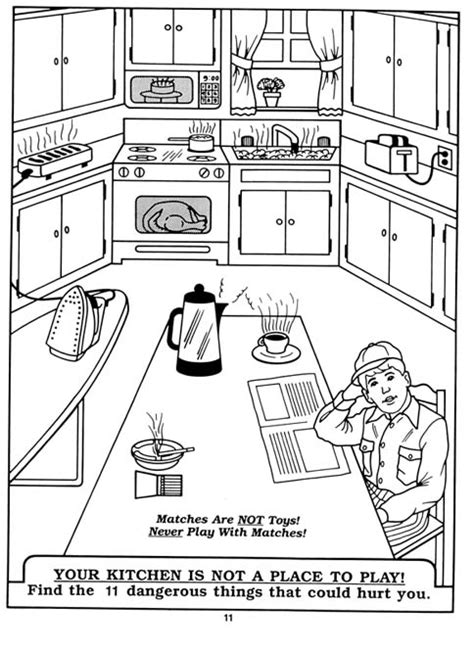 12 Kitchen Fire Safety Worksheets