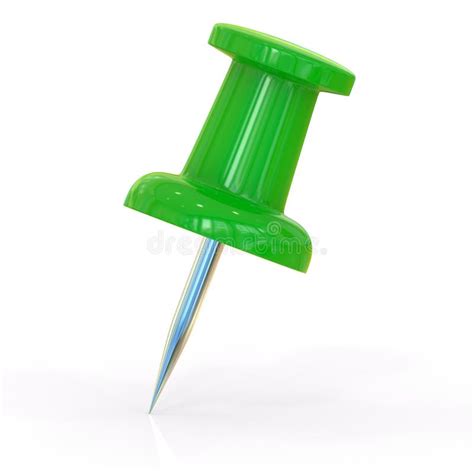 Green Push Pin